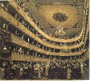 Gustav Klimt Zuschauerraum im Alten Burgtheater in Wien oil painting